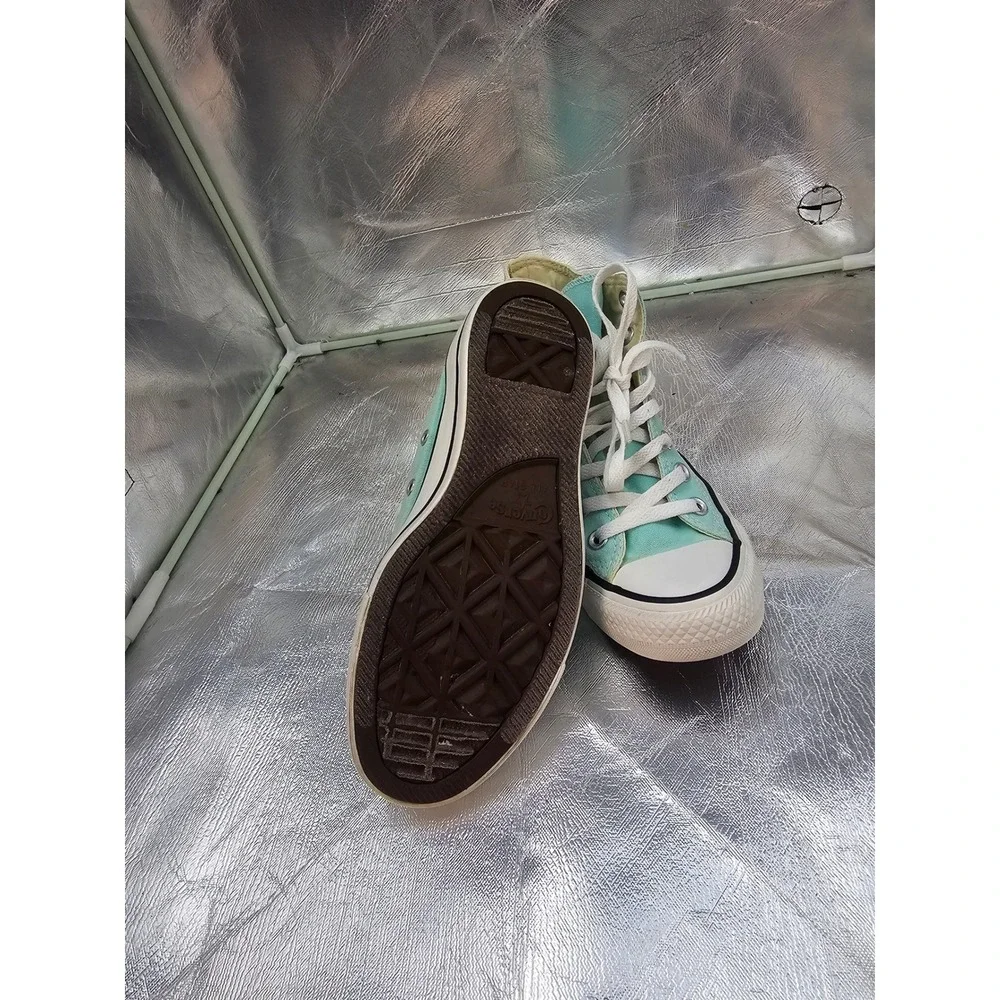 Converse Chuck Taylor All Star High Top Mint Green Sneakers Men's 5 Women's 7 - Picture 4 of 8